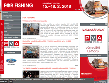 Tablet Screenshot of forfishing.cz